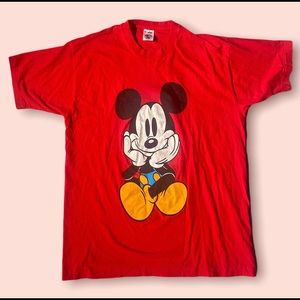 90s Mickey Mouse two sided tee